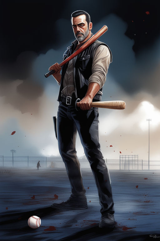 ArtStation - The Walking Dead Poster - NEGAN & DYRAL DEXON