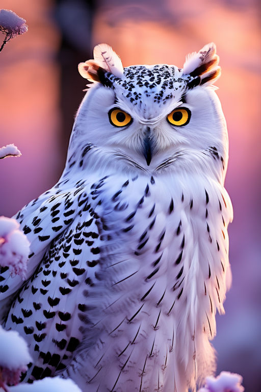 cute white owls