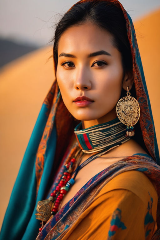 mongolian face features