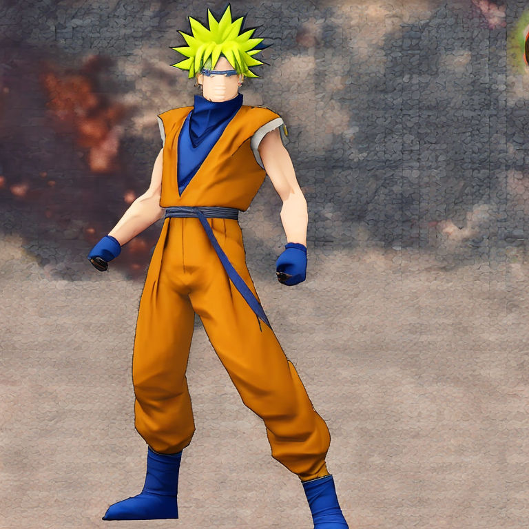 naruto goku fusion