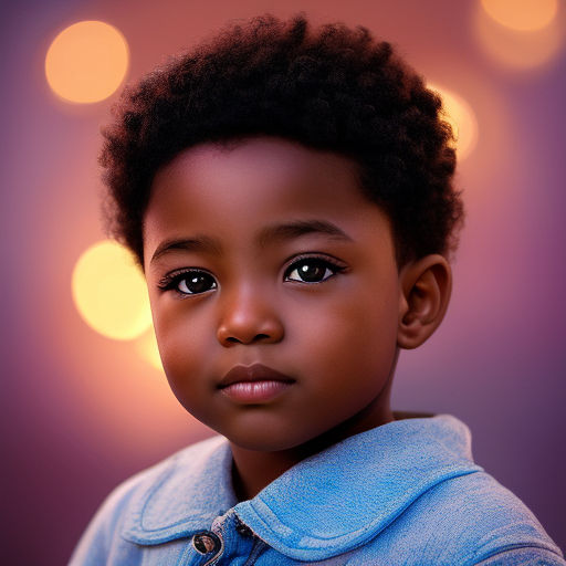 Ravishing Cutie: Handsome Little Boy with Glowing Black Skin, Unique Eyes  Stuns Many 