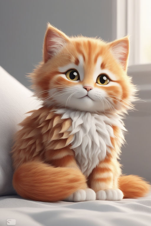 Anime Cat of the Day 🐾 — Today's anime cat of the day is: This orange cat ...