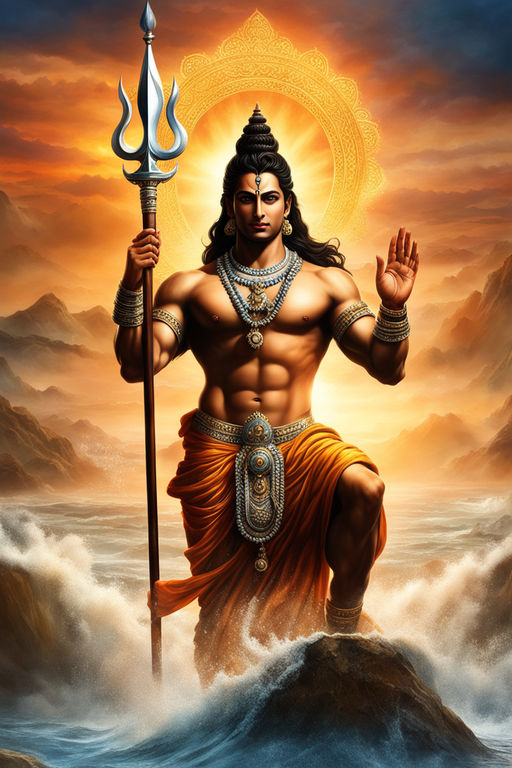 lord shiva t-shirt | lord shiva standing poster Hd 