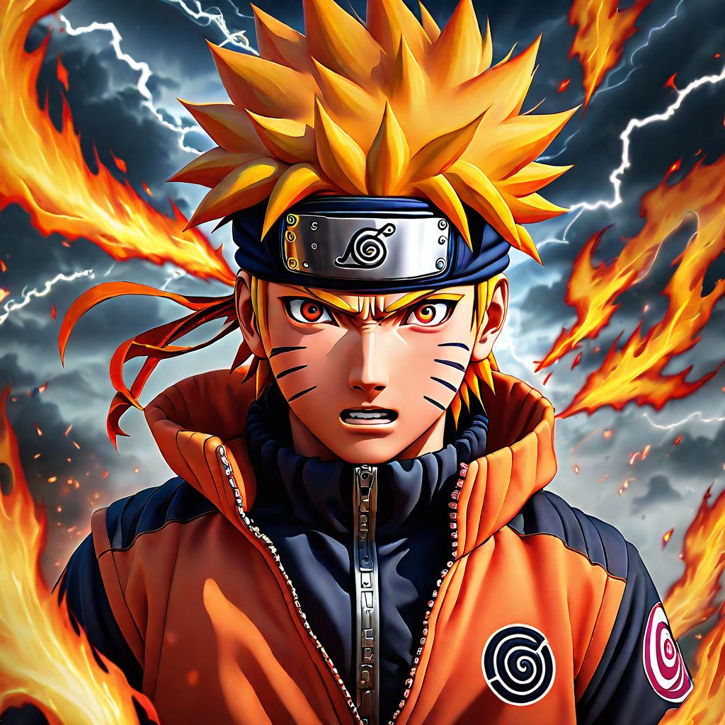 Download Sad Naruto Hokage Cloak Wallpaper