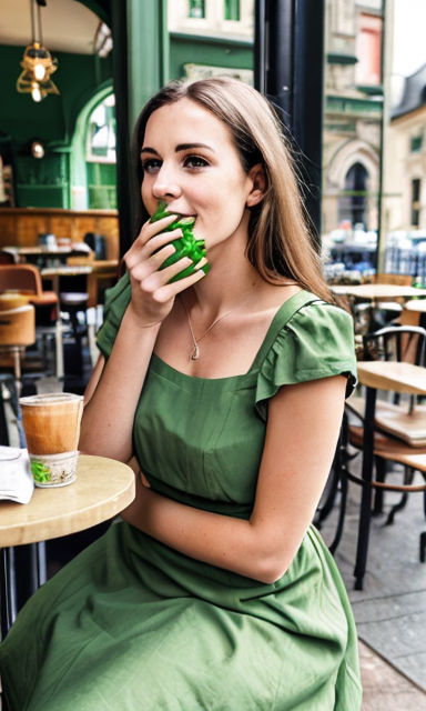 ariana grande green dress