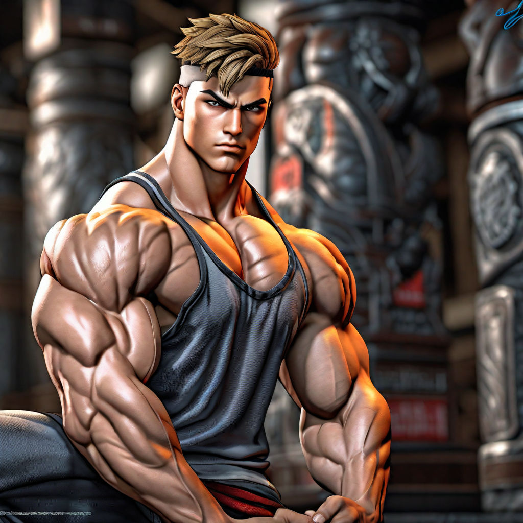 anime bodybuilder - Playground