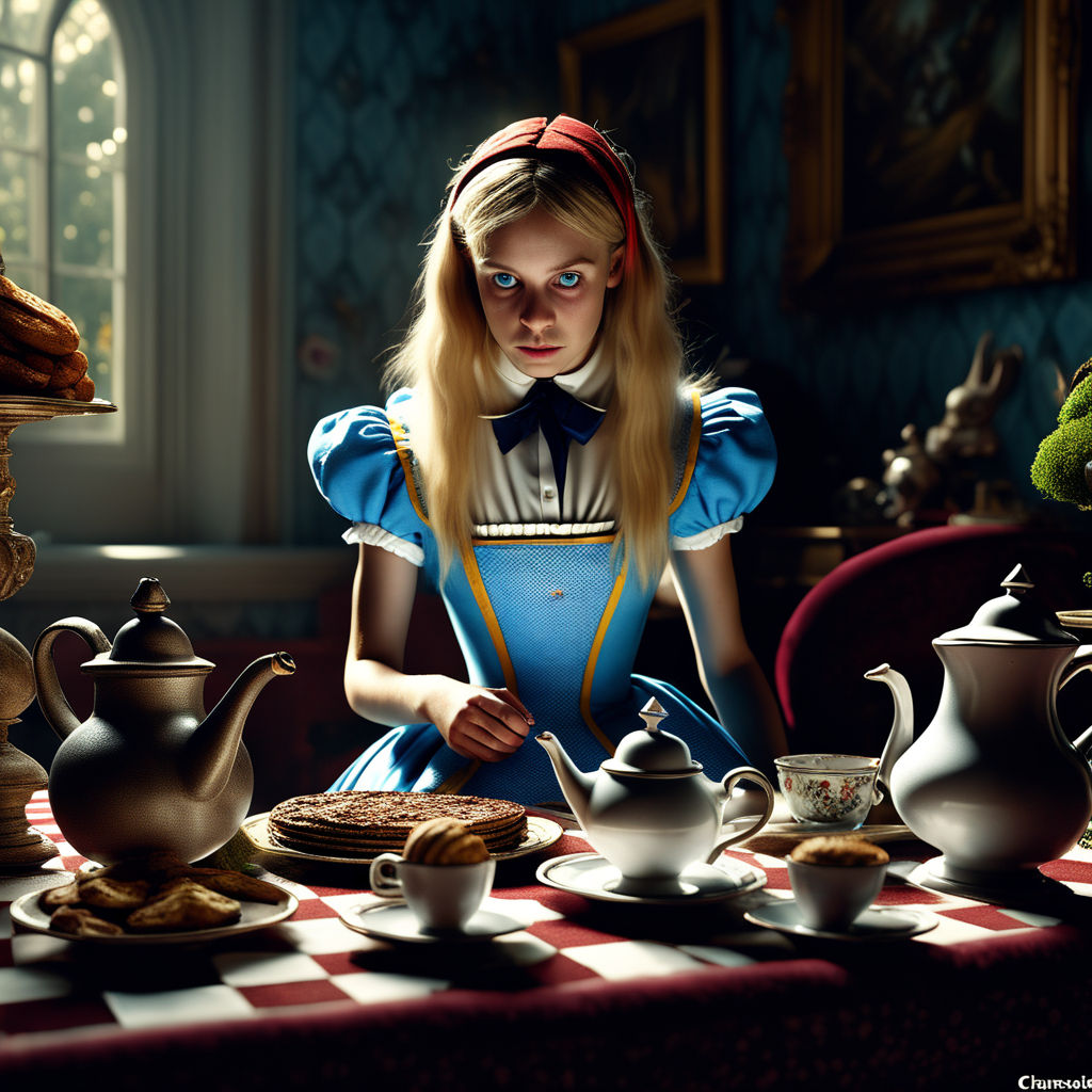 ArtStation - Alice in Wonderland Tea Party