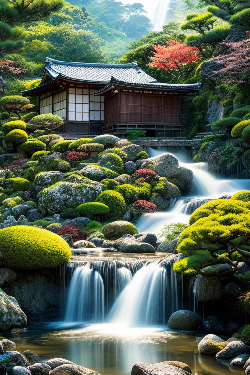 japanese garden background