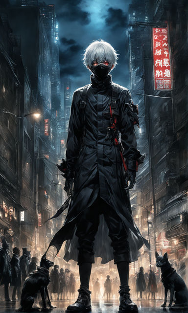 Mysterious Kakashi Art: Digital Download for Anime Fans and 