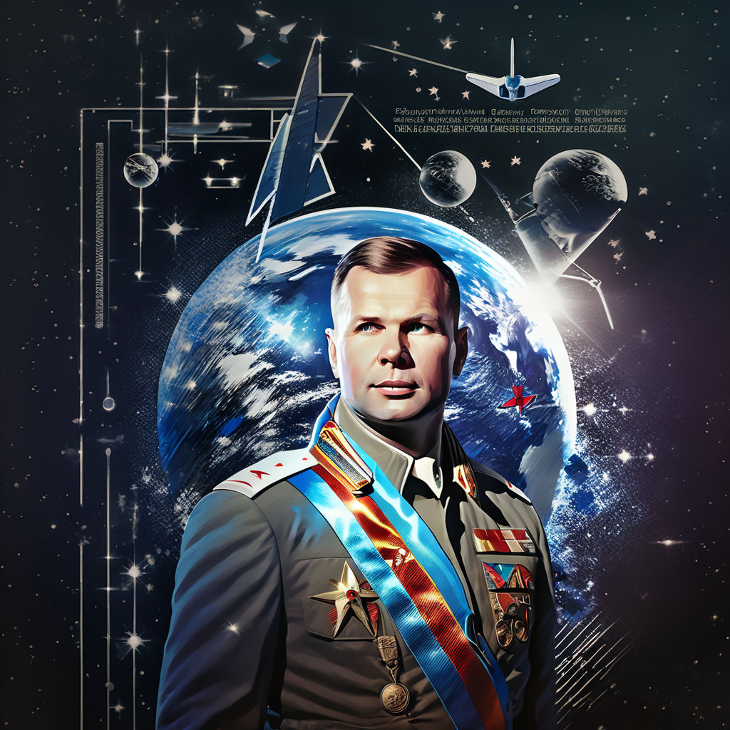 yuri gagarin art wallpaper