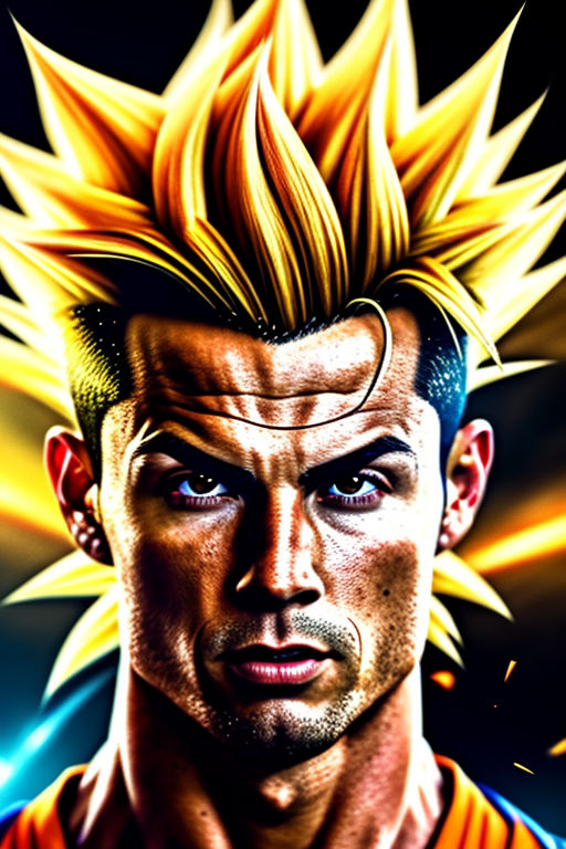 Cristiano Ronaldo Super Saiyan 