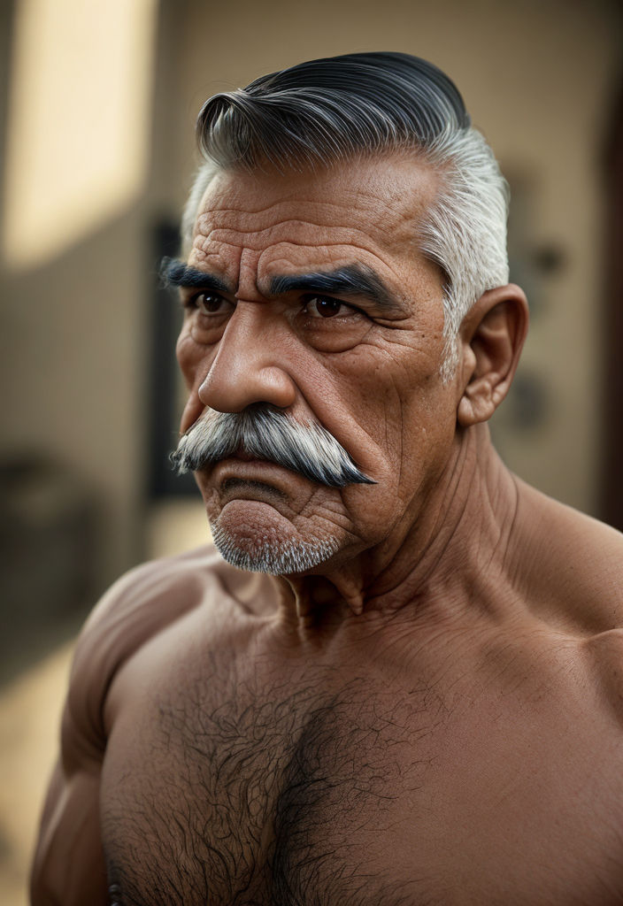 circus strongman mustache