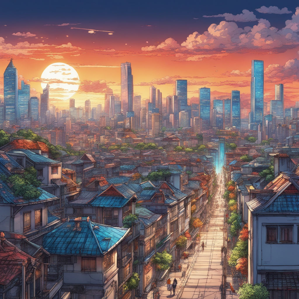 anime, Cityscape, Architecture |
