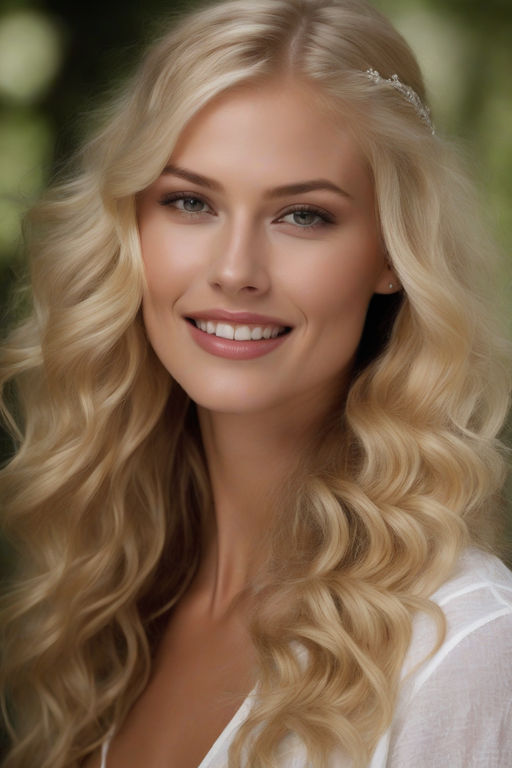 Blonde Gorgeous Girl Hair