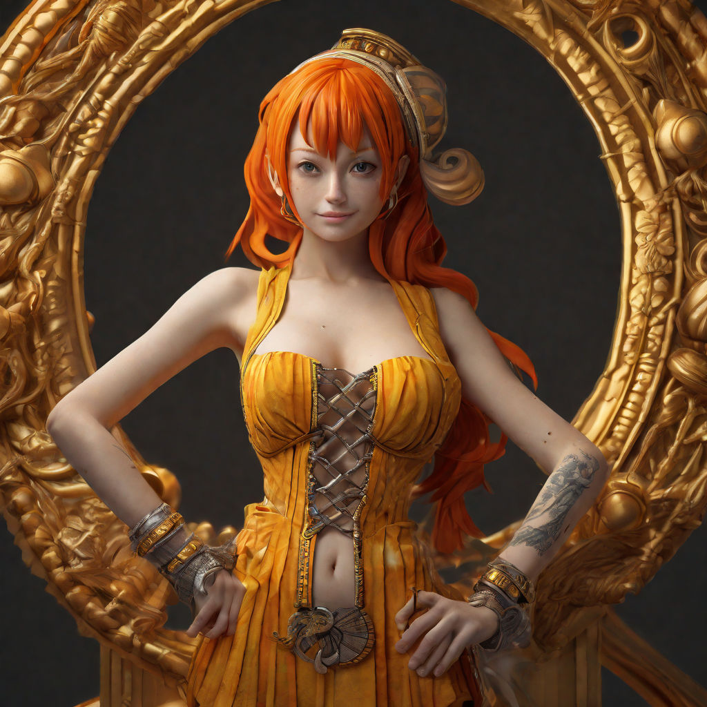 One Piece Nami Glitter & Glamours One Piece Film Gold Figure