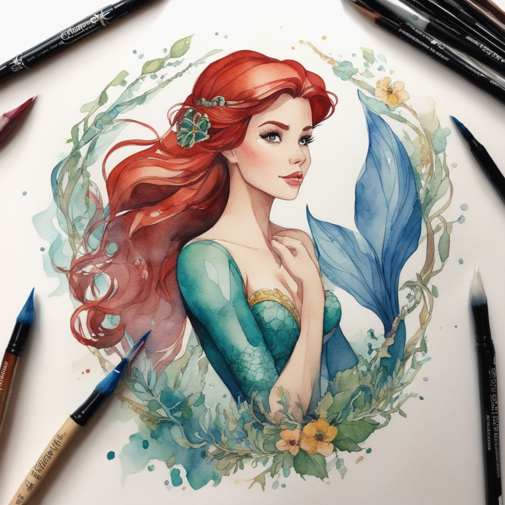 disney princess painting