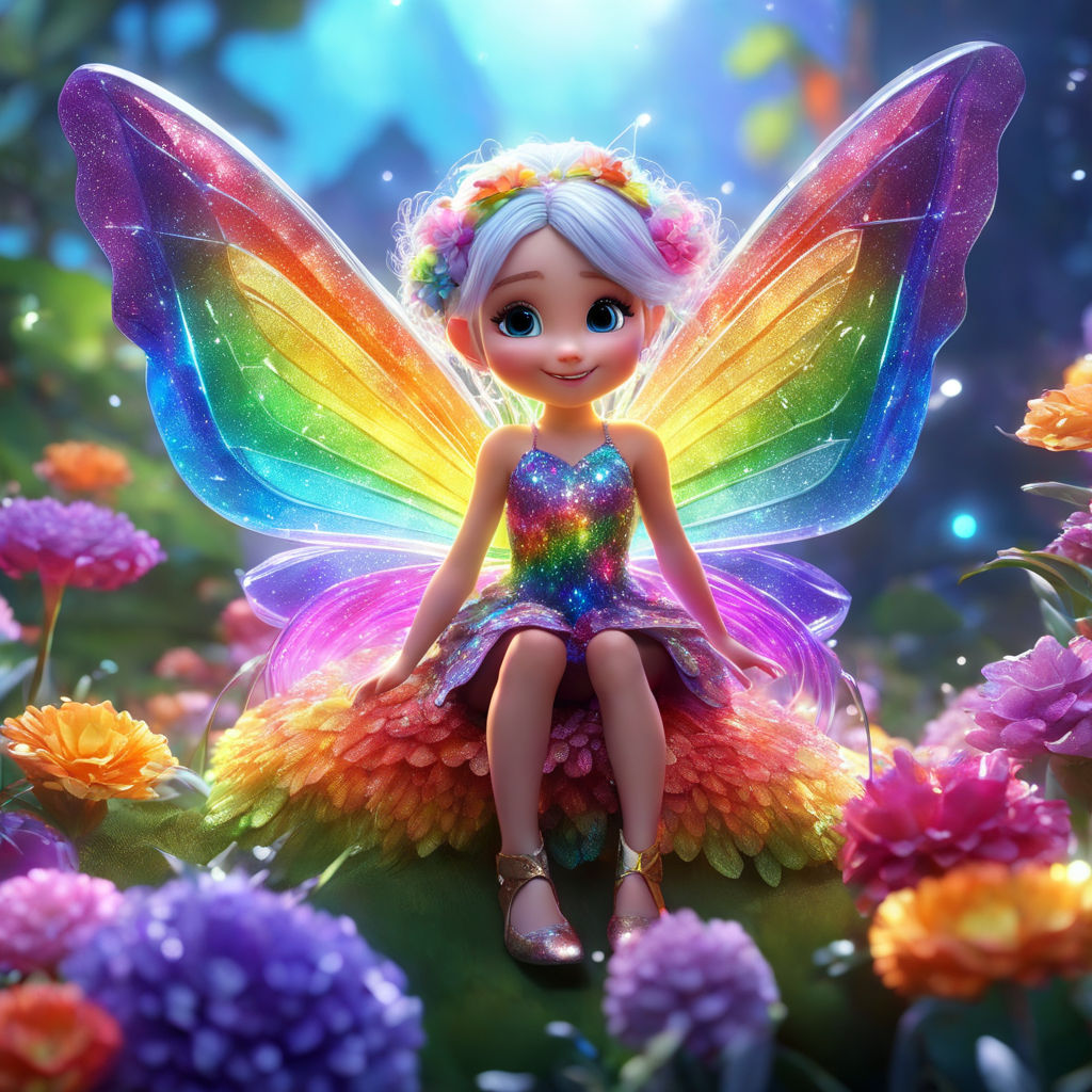 Download Butterflies Glittery Barbie Wallpaper