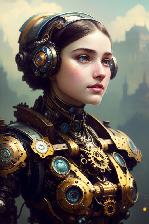 steampunk cyborg female