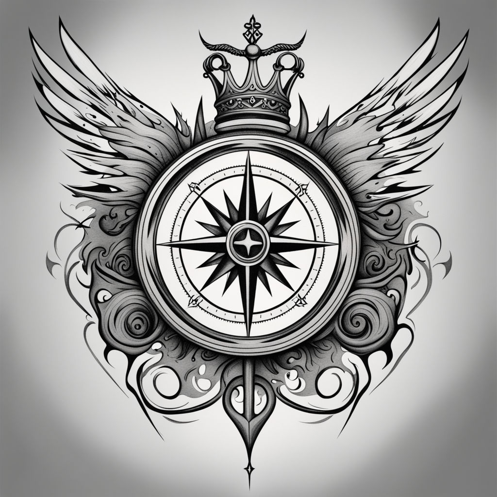 S.A.V.I 5pcs. Temporary Tattoo Stickers Combo Of Compass, Clock, Navigation  Mix Designs For Men Girls Boys Women Size 10.5x6cm : Amazon.in: Beauty