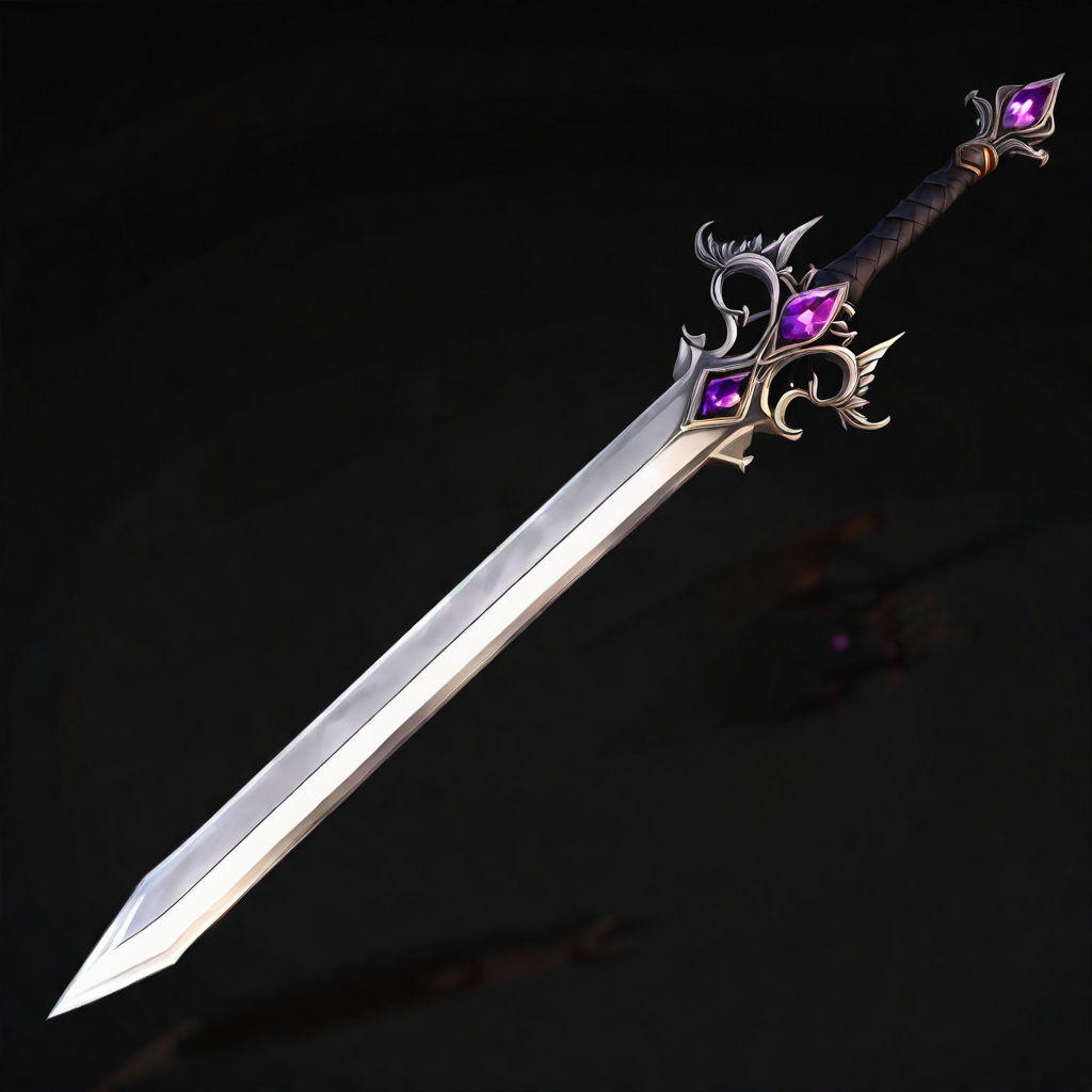 The dark blade (magic sword)