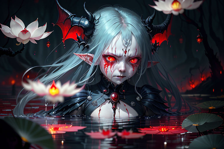 Creepy Anime Art  Etsy