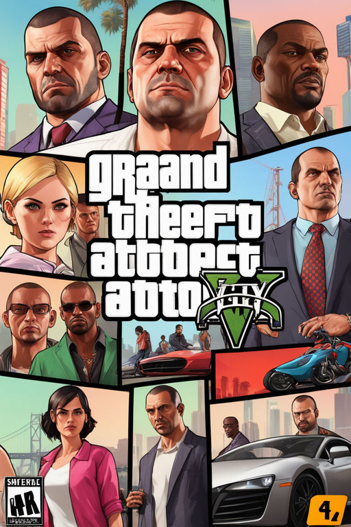 grand theft auto cover art gta 5 - Playground