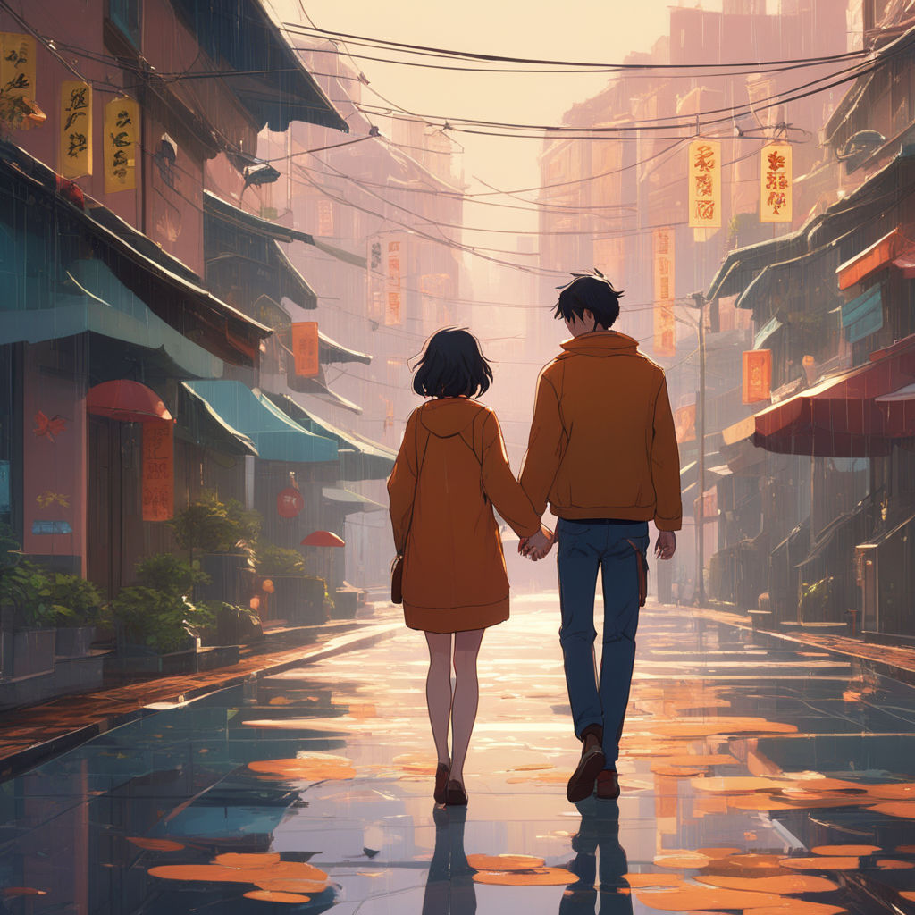 Aesthetic anime couple HD wallpapers | Pxfuel