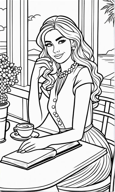 desenhos para colorir barbie  Barbie coloring, Barbie coloring pages,  Fashion design coloring book