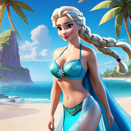 Frozen on sale elsa bikini