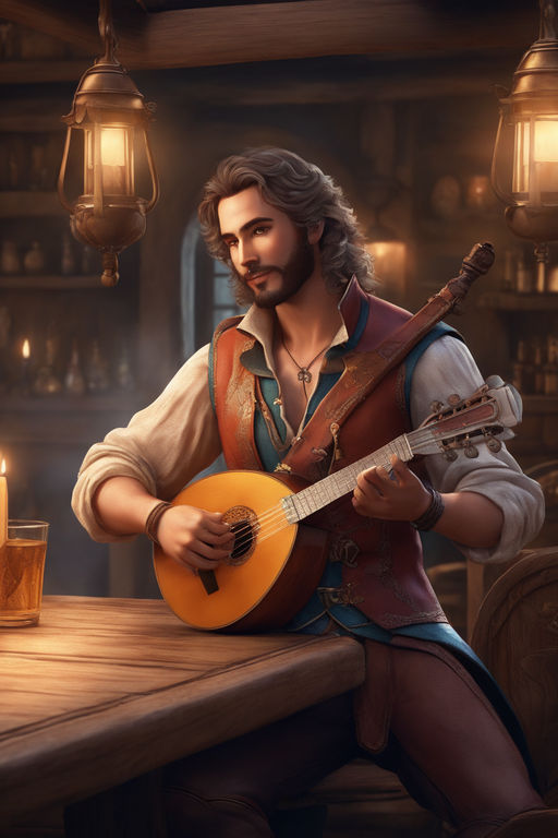 male bard dandd