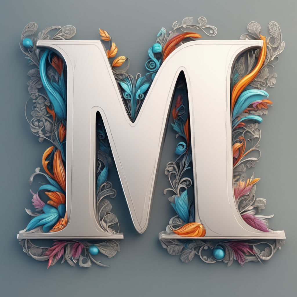 3d alphabet m wallpapers