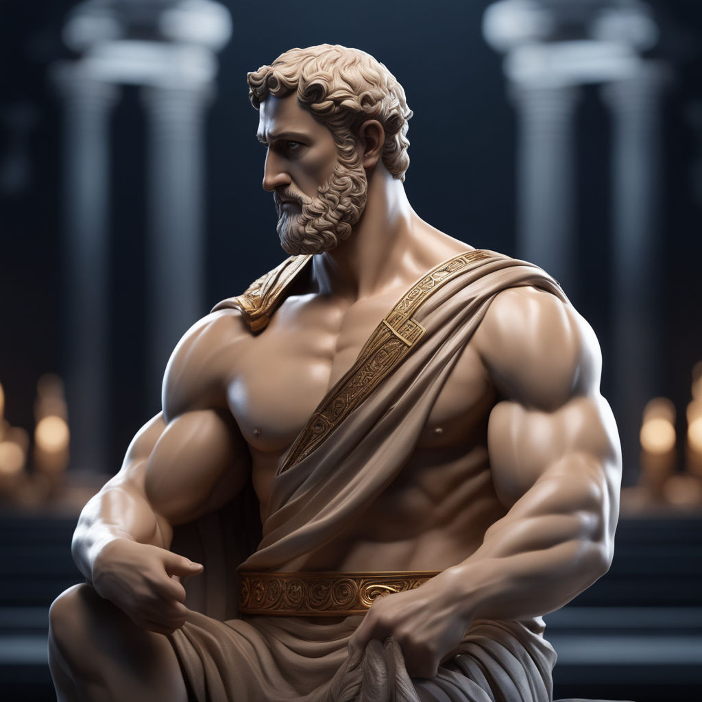 Muscular Greek God Statues
