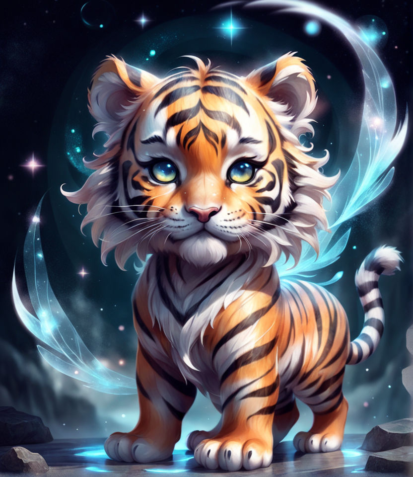 chibi anime tiger