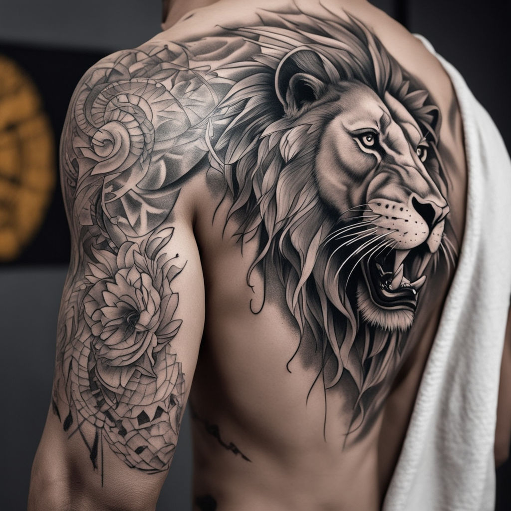 Amazon.com : Bilizar 63 Sheets Tribal Wolf Lion Tiger Temporary Tattoos For  Men Women Adults, Scary Halloween Skull Gangster Fake Tattoo Stickers Kids,  Small 3D Realistic Tattoos Thigh Arm Neck Elephant Warrior :