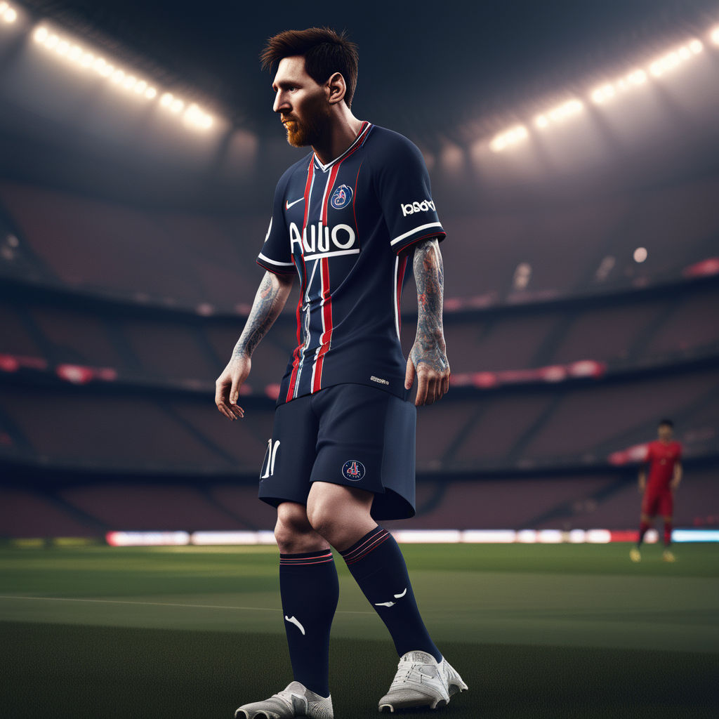 Lionel Messi PSG 21/22 Away Jersey by Nike – Arena Jerseys