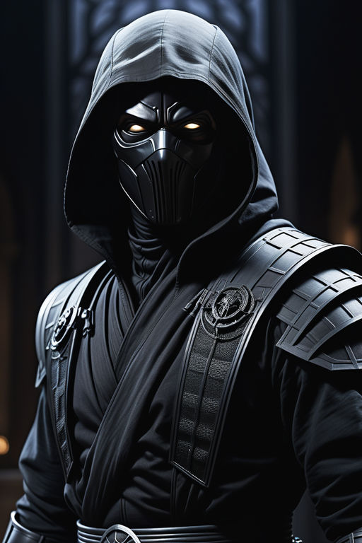 Noob Saibot mask from Mortal Kombat 11 - Darkness