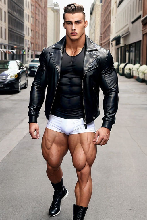 very strong and muscular legs)) - Playground