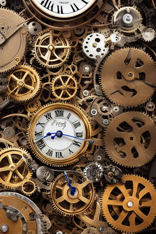 a steampunk watch, gears and cogs, trending on, Stable Diffusion