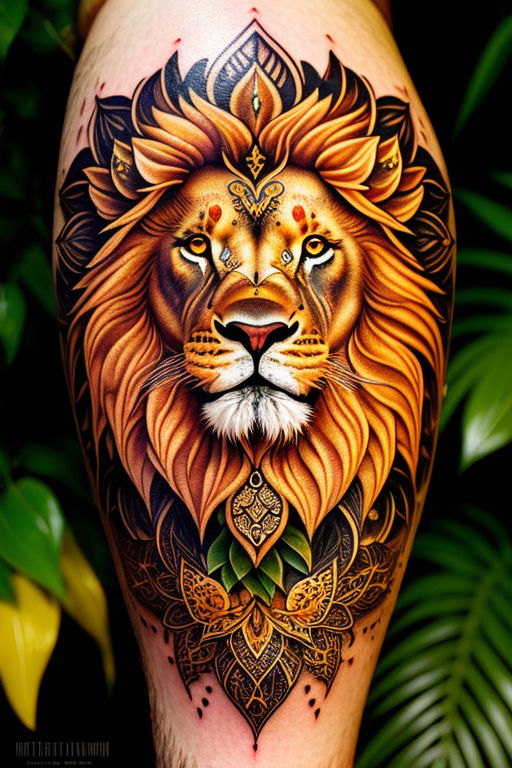 Lion Tattoo Design Ideas and Pictures  Tattdiz