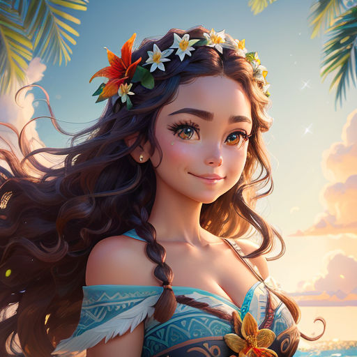 Princess Moana on