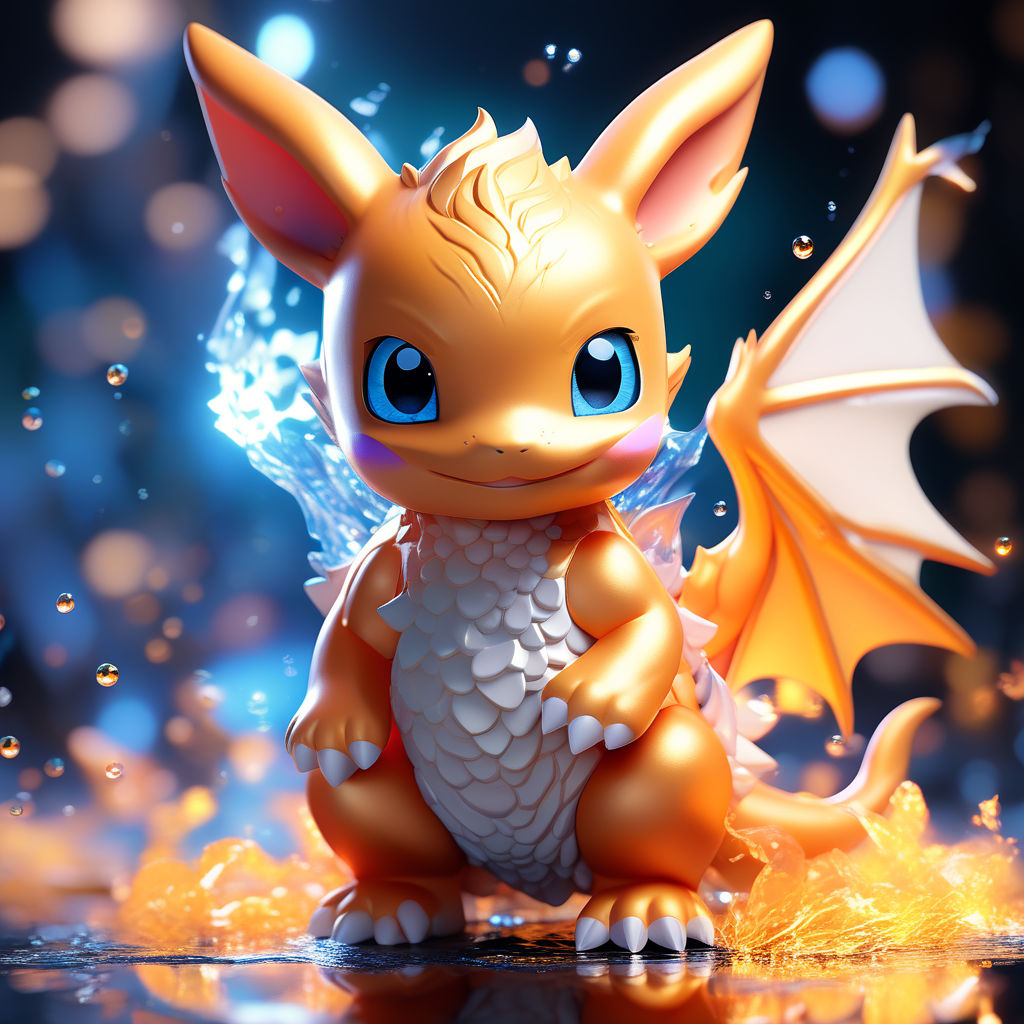 Chibi Charizard Pokemon Sticker - Sticker Mania