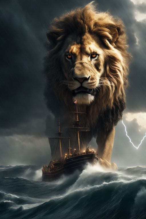 Wallpaper ship, Leo, heroes, The Chronicles Of Narnia, Aslan, The