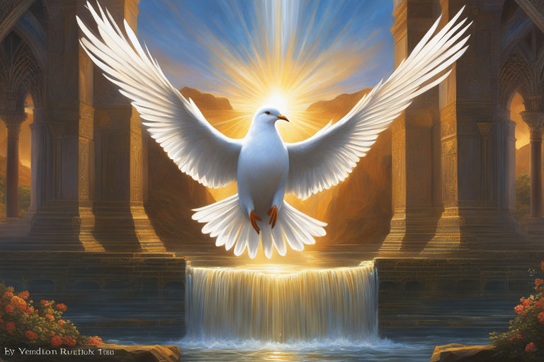 white dove holy spirit