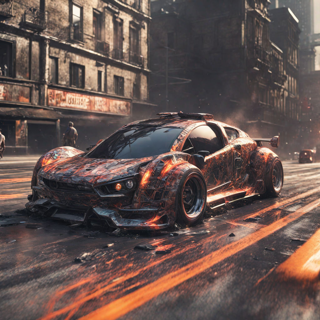 Premium Vector  Burnout car, game sport car drift for point in game