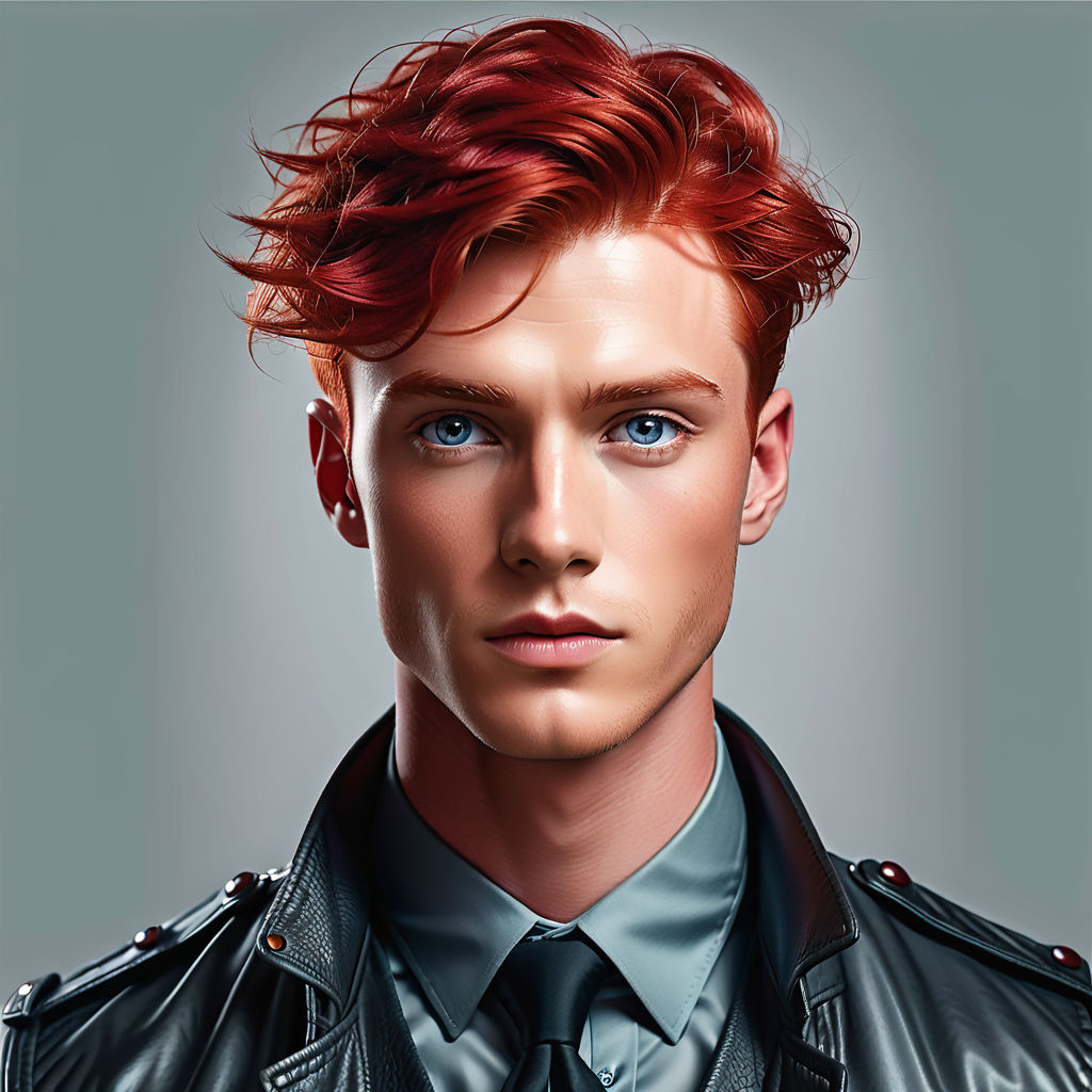 Jesse Tyler Ferguson Short Straight Light Ginger Red Hairstyle