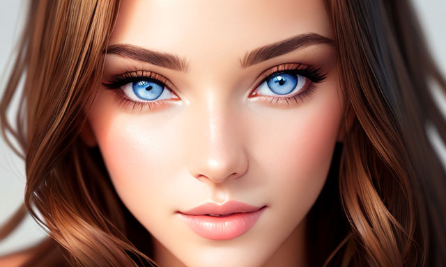 gorgeous sexy highly-detailed bilaterally-matching eyes with