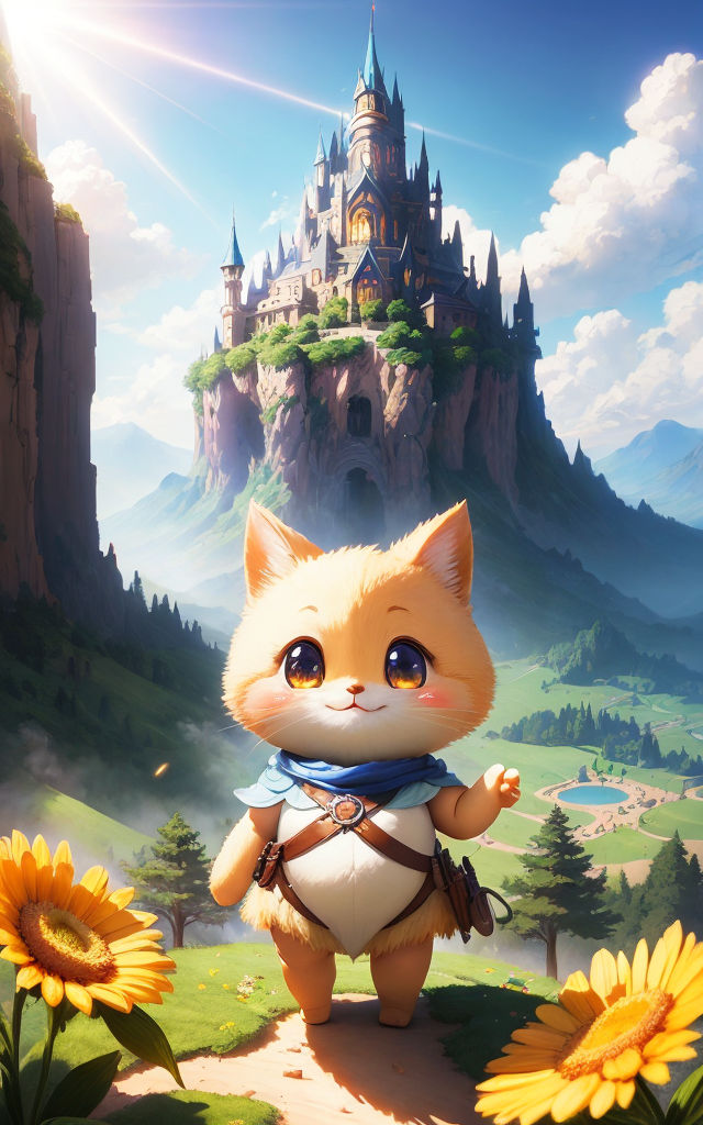 Chibi Delights: a Tiny Hyperrealistic Anime Adventure Stock Illustration -  Illustration of artwork, screenshot: 279232951