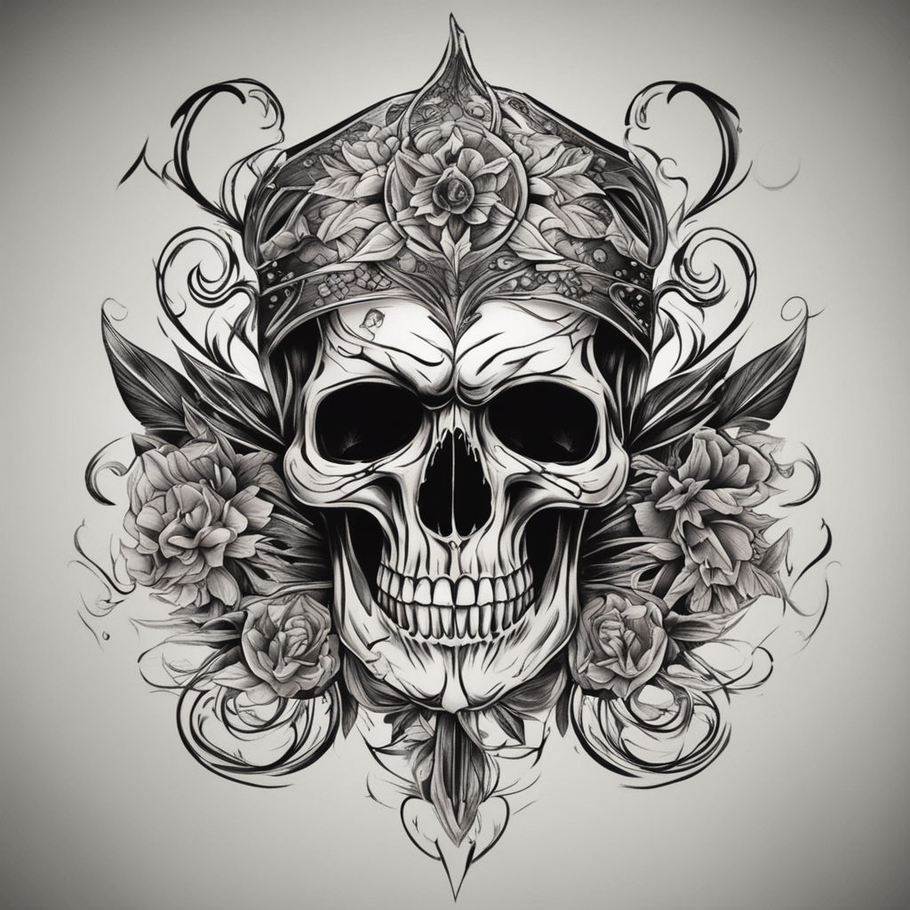 Skull tattoo png images | PNGWing