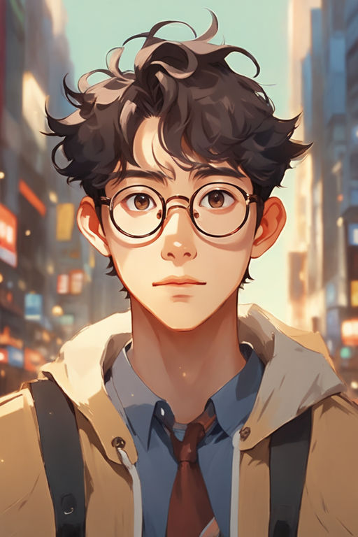 Cute Anime Boy With Glasses Wallpapers - Wallpaper Cave