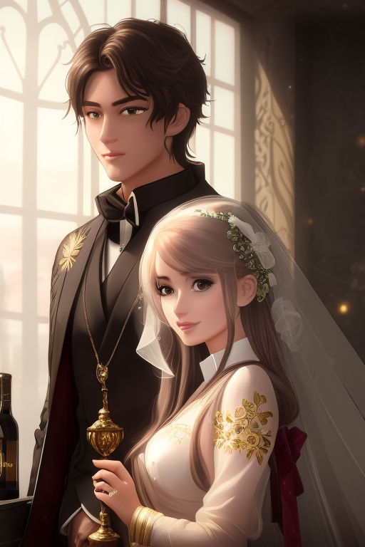 ♡ Couple ♡, pretty, married, dress, redhead, guy, bonito, sweet, nice, anime,  HD wallpaper | Peakpx